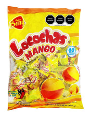 BENY mango-flavored hard candy package showing bold mango flavor—great for on-the-go snacking.