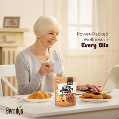 Berrilys organic apricot kernels snack-ready for baking and flavor-enhanced dishes.