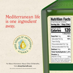 Bertolli olive oil heritage bottle highlights 160-year legacy