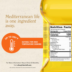 Bertolli olive oil emphasizing Mediterranean heritage for everyday cooking