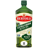 Bertolli Rich Taste EVOO bottle pour enhances dressings