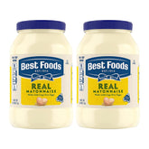 Best Foods Real Mayonnaise twin-pack jar for a smooth spread on sandwiches.