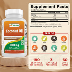 Close-up of Best Naturals softgel capsules highlighting easy swallowing