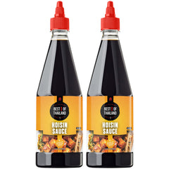 Best of Thailand Hoisin Sauce bottle close-up for authentic flavor in stir-fries