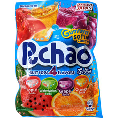 BESTCROF Puchao chewy candy with four fruit sodas, ideal for sharing and everyday snacking.