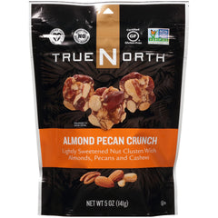 BESTCROF True North Nut Clusters packaging highlights convenient 5 oz size.