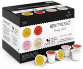 Bestpresso Breakfast Blend K-Cup pods for Keurig machines, delivering quick morning caffeine.