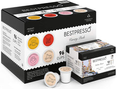 Bestpresso Colombian Coffee K-Cups capture nutty notes for a smooth midday pick-me-up.