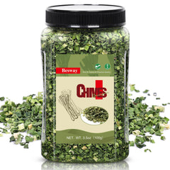 Besway Chives 3.5 oz bag with resealable seal for long-lasting flavor.