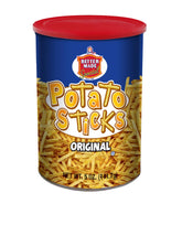 Better Made Potato Sticks original in a serving bowl for quick, crispy snacking.