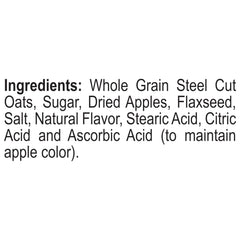 Better Oats oatmeal with flax seeds adds texture and fiber.