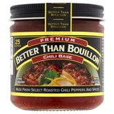 Better Than Bouillon Chili Base front label highlights roasted pepper flavor boost