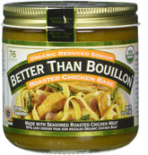 Better Than Bouillon Organic Roasted Chicken Base jar on shelf boosts soups with rich flavor