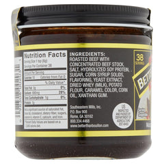 Better Than Bouillon Roasted Chicken Base jar pour highlights quick, versatile flavor for soups and vegetables