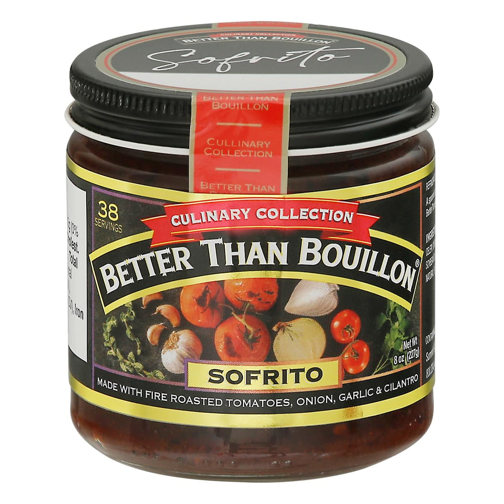 Better Than Bouillon Sofrito Base jar boosts soups, rice, and vegetables with rich, ready-to-use flavor.