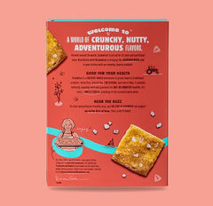 Better With Buckwheat sea salt crackers on a charcuterie board, ideal with cheese.