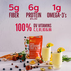 Spoonful of BetterBody antioxidant berries blending goji and other berries