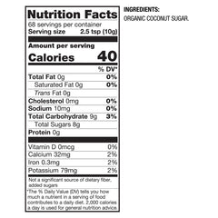 BetterBody Foods Organic Coconut Sugar granulated crystals close-up for caramel notes.