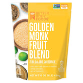 BetterBody Foods Golden Monk Fruit Sweetener bottle adds zero-calorie sweetness to coffee