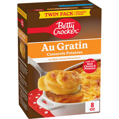 Betty Crocker Au Gratin Twin Pack box ready for family meals
