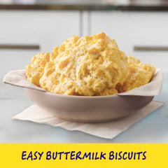 Betty Crocker Bisquick dough rolled on a baking sheet ready to bake.