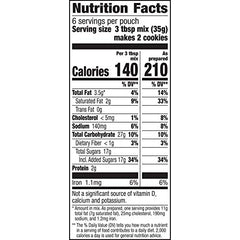Ingredients and bag label emphasizing simplicity and nostalgic flavor.