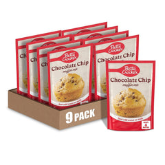 Betty Crocker Muffin Mix pack of nine boxes for quick baking.
