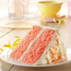 Betty Crocker Delights strawberry cake goes into the oven for a fluffy treat.