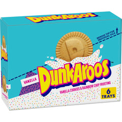 Betty Crocker Dunkaroos vanilla cookies for dunking with creamy frosting—great for lunchbox snacks.