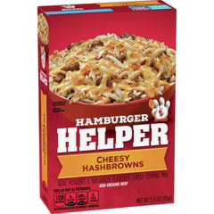 Betty Crocker Hamburger Helper Cheesy Hashbrowns skillet meal aroma enhancing weeknight dinners.
