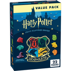 Betty Crocker Harry Potter Fruit Snacks box front, ideal for lunch boxes.