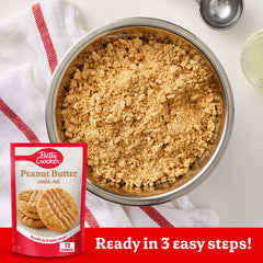 Betty Crocker cookies in the oven for easy snacks.