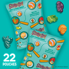 Scooby-Doo Fruit Flavored Snacks nutrition panel highlights vitamin C.