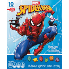 Betty Crocker Spiderman fruit snacks in lunch boxes for school days