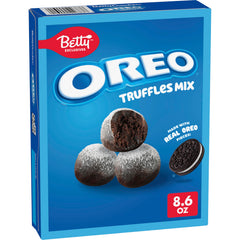 Betty Exclusives OREO Truffles Mix box for quick no-bake desserts.