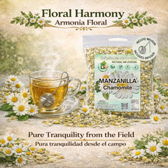 B-Experts whole chamomile flowers for rich aroma and flavor.