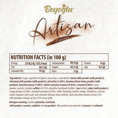 Beyoglu Dubaco hazelnut cream praline for premium bite.