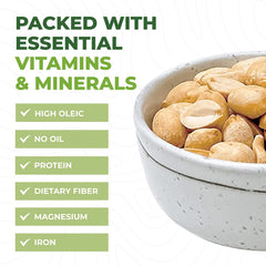 Beyond Nature unsalted peanuts open bag with ingredients visible