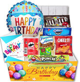 Beyond The Box birthday candy basket with balloon boosts celebration mood