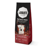 Bialetti Perfetto Moka Chocolate coffee beans ready for grinding with rich aroma.