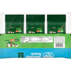 Bibigo Sea Salt Seaweed Snacks crisp slices highlight light texture.