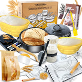 BICRET sourdough starter jar 34oz for steady fermentation and fresh loaves