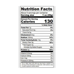 Non-GMO label on BIENA Habanero Chickpeas packaging