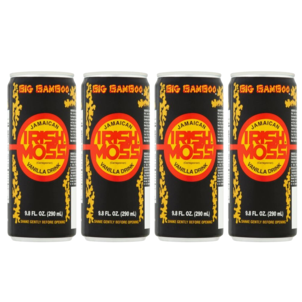 Big Bamboo Jamaican Irish Moss Vanilla Drink bottle with creamy sea moss flavor