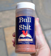 Big Cock Ranch Bull Shit steak seasoning rub crust adds savory sear