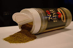 Big Cock Ranch No Shit Salt Free Seasoning label closeup showcases bold sodium-free flavor.