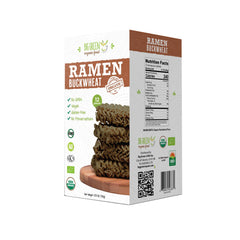 Big Green Organic Food Organic Buckwheat Ramen pack for gluten-free family meals