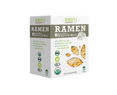 Big Green Organic Food millet ramen pack, gluten-free and vegan, ready to cook.