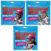 Big League Chew Cotton Candy 3-Pack front view, great for sharing during games.