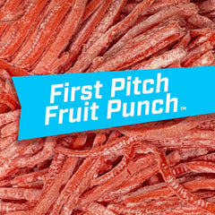 Big League Chew Fruit Punch gum on the baseball diamond.